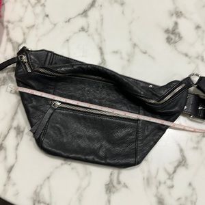 Leather free people belt bag